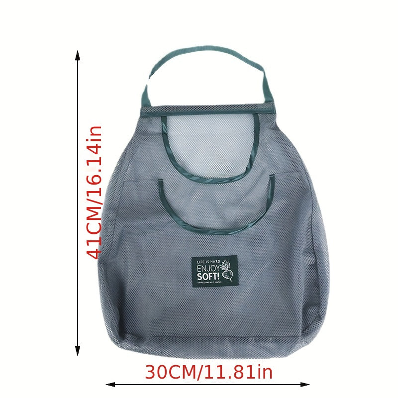 Mesh Fruit & Vegetable Hanging Bag - Kitchen Storage