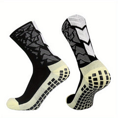 Colorful Pattern Anti-Skid Silicone Football Socks