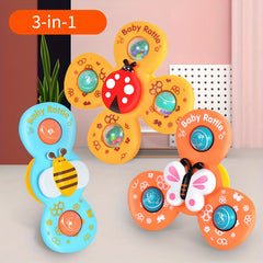 Rotating Animal Suction Cup Carousel Toy