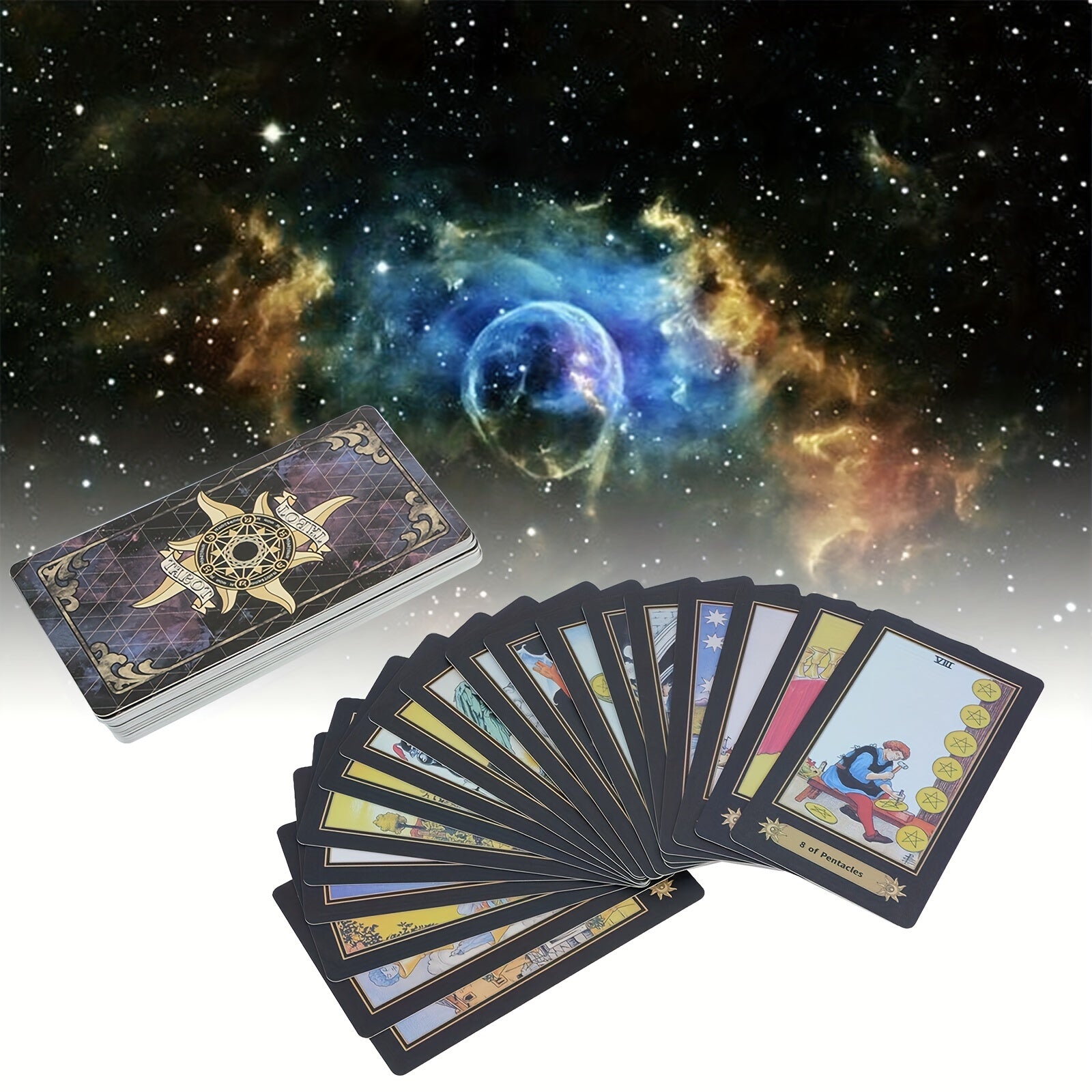 78pcs Tarot Cards For Beginners English Version With Instructions