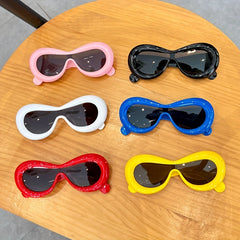 Oversized Inflated Lip Sunglasses UV400 Funny Beach Party Club Glasses