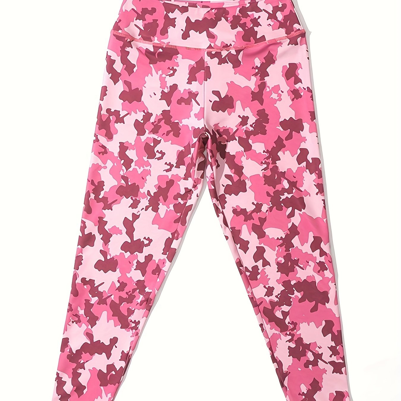 Camouflage Pattern Butt Lifting Yoga Workout Pants High Waist Sports Leggings