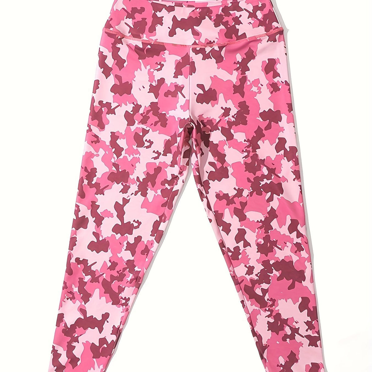 Camouflage Pattern Butt Lifting Yoga Workout Pants High Waist Sports Leggings