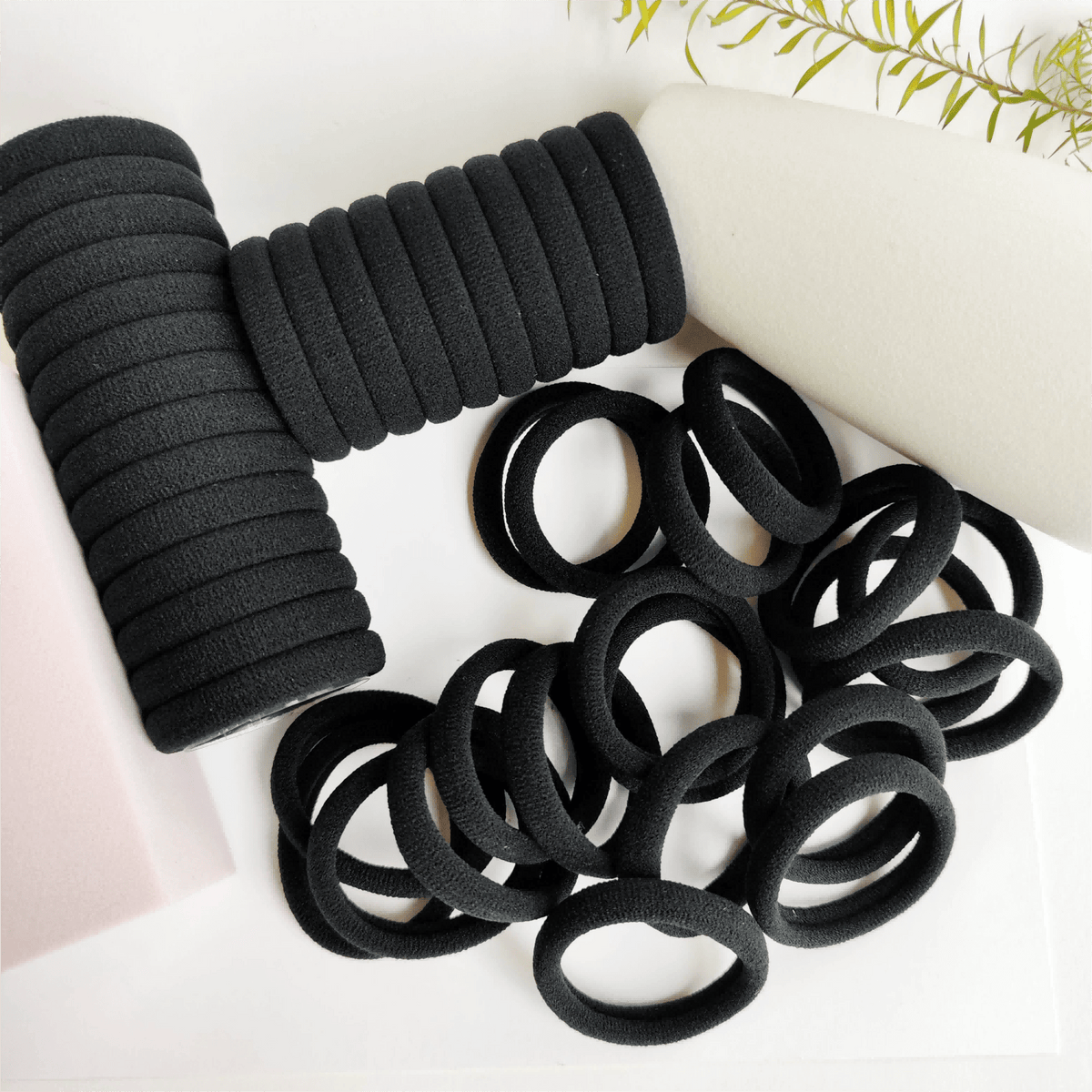 20 Pcs Large Elastic Hair Ties for Women - No Hair Damage - Girls Hair Rope