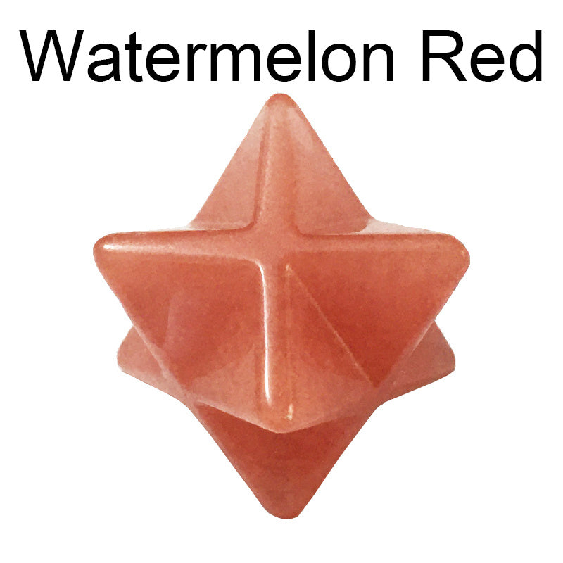 Mercaba Hexagram Polished Crystal Gemstone for Healing