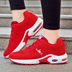 Women's Mesh Lace-up Athletic Running Shoes