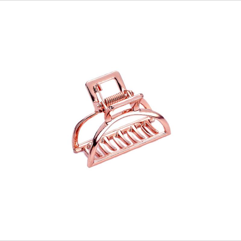 Golden Hair Claw Clip Non Slip Strong Hold Grip Hair Jaw Clip