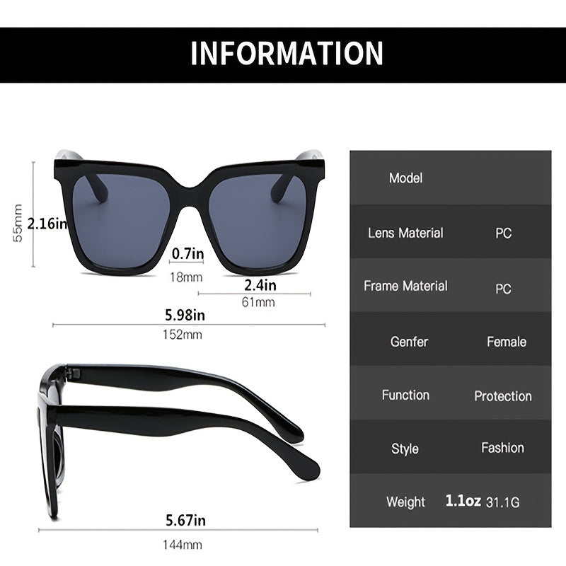 Rectangle Sunglasses Women Colorful Square Eyewear