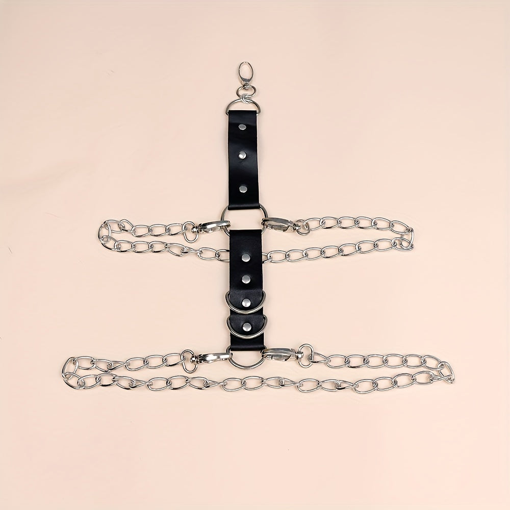 Gothic Leg Chain Harness Hip Hop Leg Strap Unisex
