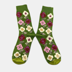 5 Pairs Cute Animal & Fruit Print Mid Tube Socks Women's Stockings