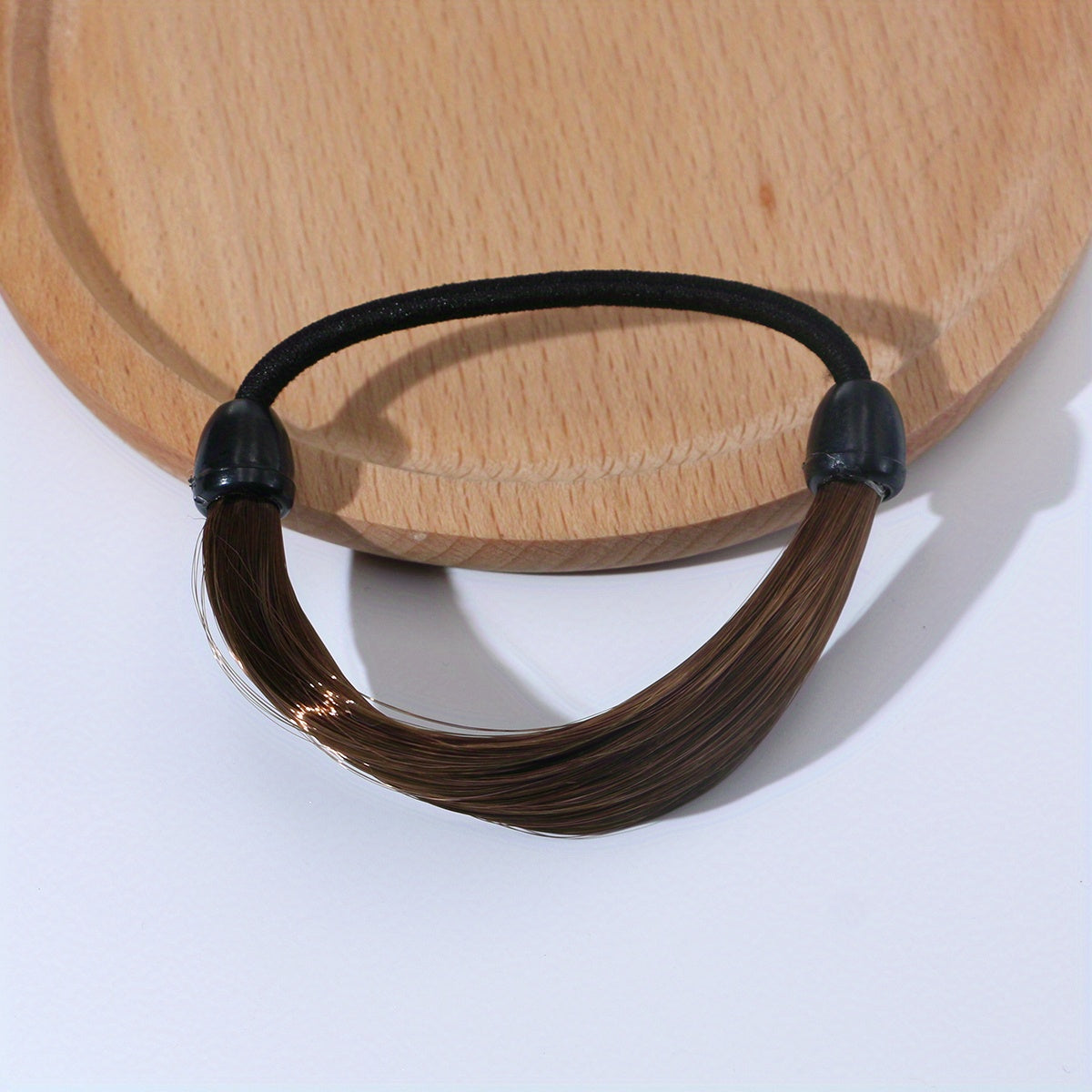 4pcs Braided Elastic Hair Rope Ponytail Holder Rubber Band