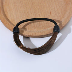 4pcs Braided Elastic Hair Rope Ponytail Holder Rubber Band