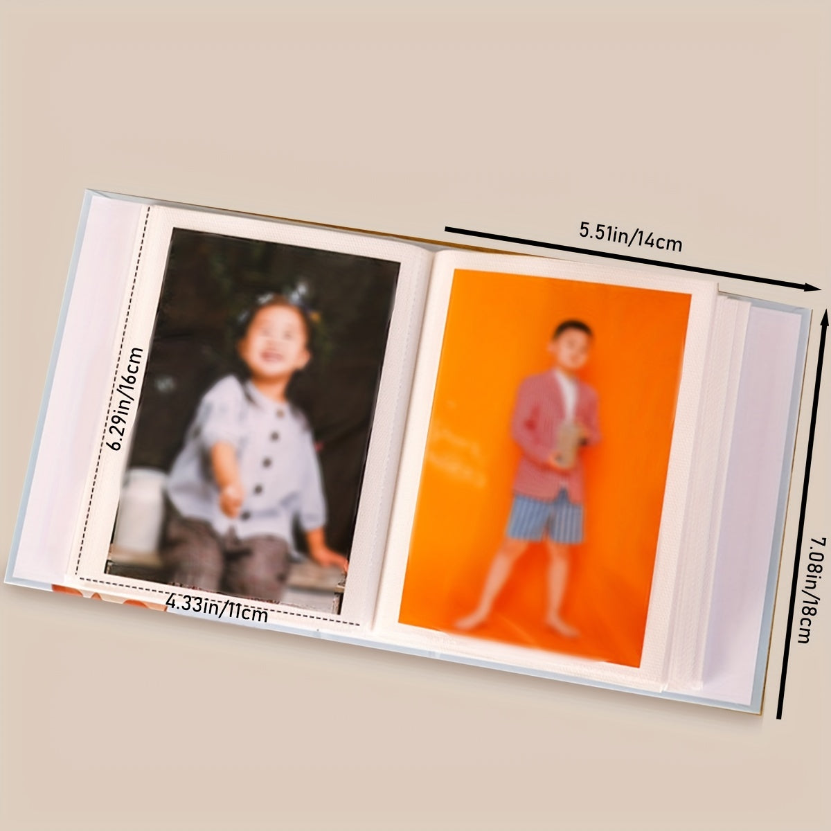 Vintage Photo Album Pink Holds 100 6 inch Photos