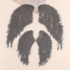 4pcs Wings Embroidery DIY Patch Decorative Accessories for Clothes Backpack Hat