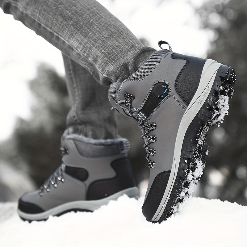 Men's Winter Boots High Top Snow Boots Non Slip