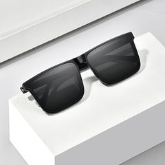 Classic Rectangle Sun Glasses for Men Outdoor Vintage Square Sunglasses