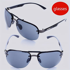 UV 400 Protection Rimless Sunglasses Men's Driving Glasses