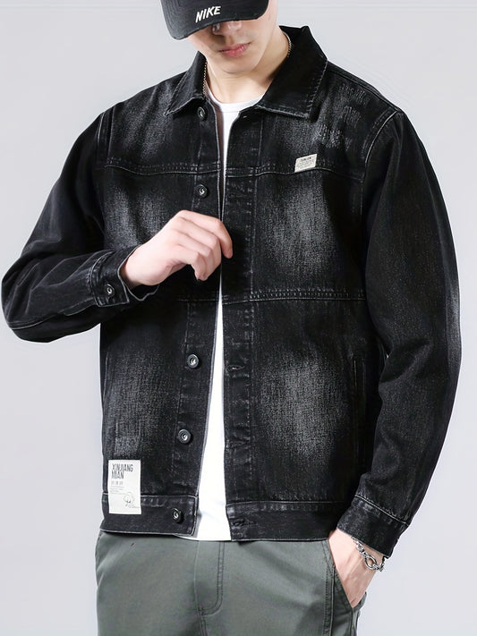 Men's Denim Jacket Casual Street Style Coat