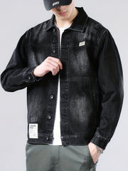 Men's Denim Jacket Casual Street Style Coat