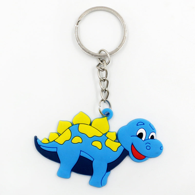 12 Dinosaur Keychains Pack