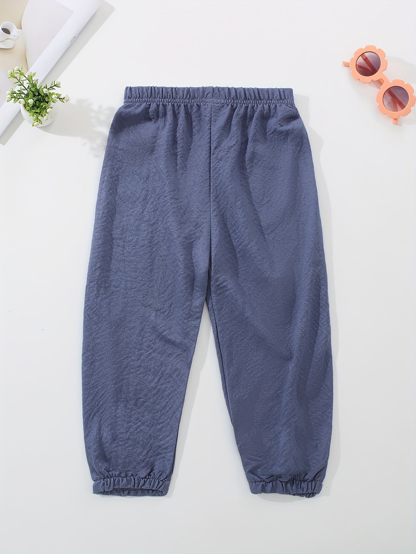 3pcs Toddler Girls Cartoon Animal Jogger Pants Elastic Waist