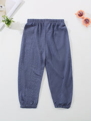 3pcs Toddler Girls Cartoon Animal Jogger Pants Elastic Waist