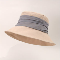 Casual Strap Decor Bucket Hat Sunshade Basin Hat