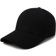 Men's Solid Baseball Cap Adjustable Trucker Sun Hat
