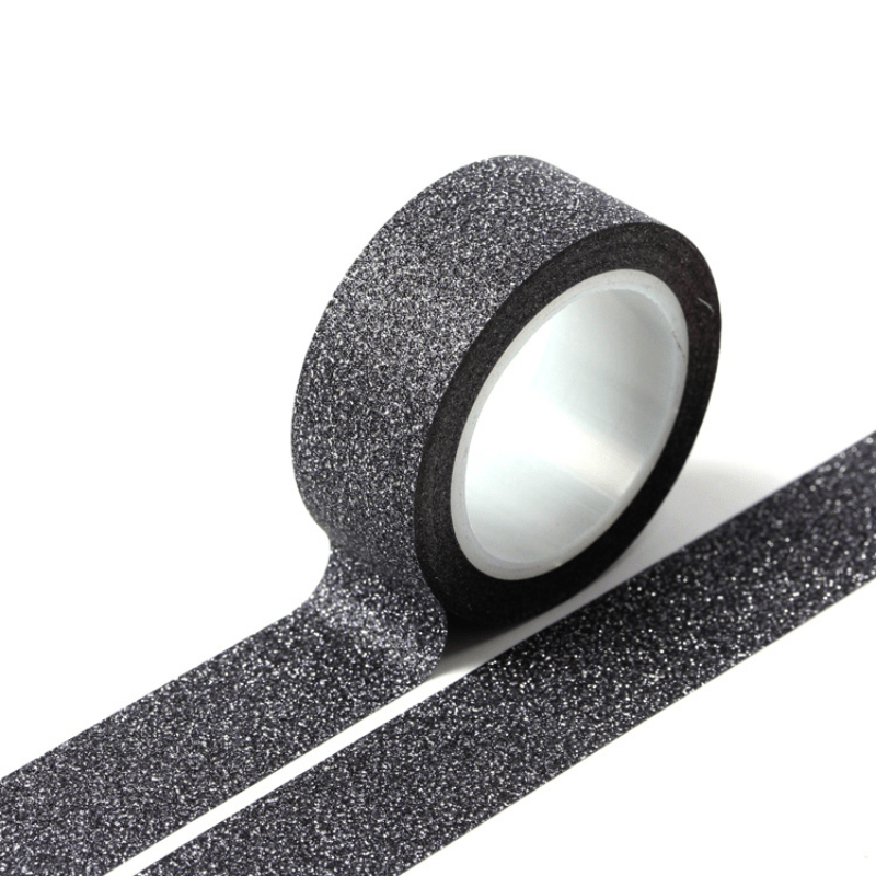 3 Rolls 5M Glitter Tape Sticker Paper Adhesive Tape Label Craft