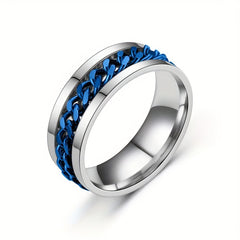 Hip Hop Style Rotatable Ring for Men