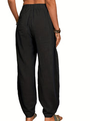 High Waist Baggy Harem Pants Casual Women's Clothing