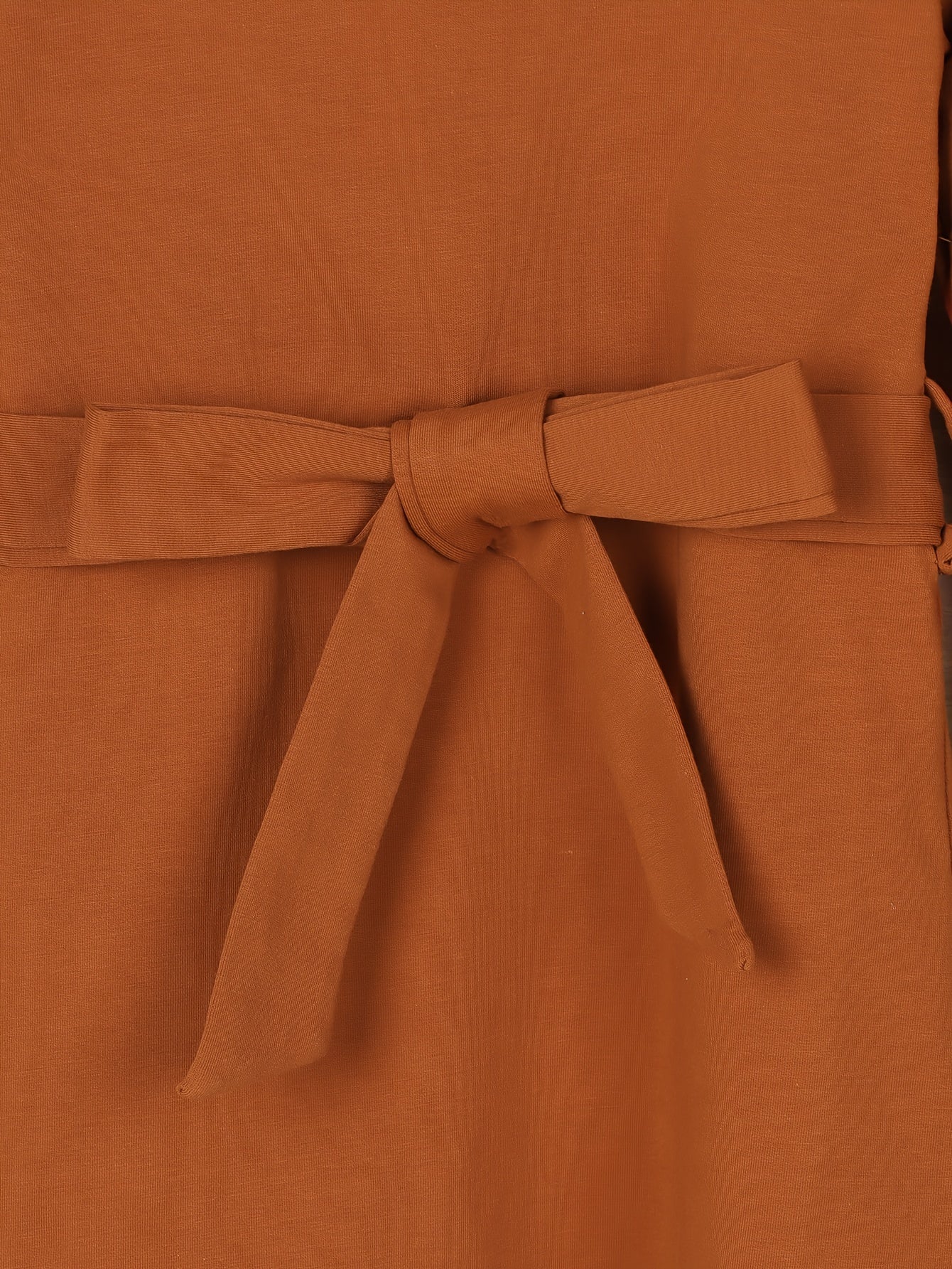 Girls' Autumn Long Sleeve Dress with Belt