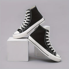 Men's High Top Canvas Shoes Lightweight Casual Sneakers