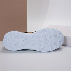 Leopard Pattern Running Shoes Breathable Mesh Lightweight Non-slip Casual Shoes
