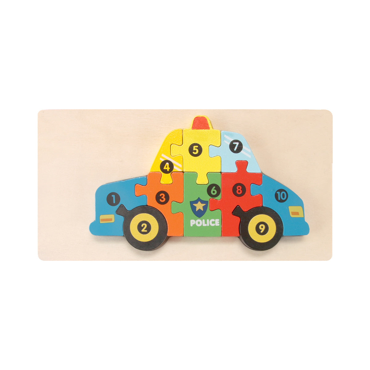 Montessori Wooden Toddler Puzzles Dinosaur Toy 3D Puzzle Educational