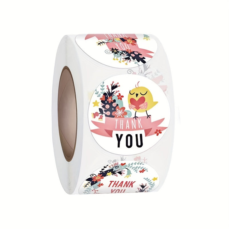 Roll Stickers Gift Packaging Box Decoration Stickers 5 Patterns