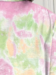  Tie Dye Short Sleeve Nightdress