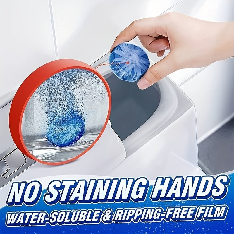 10pcs Automatic Toilet Cleaner Strong Cleaning Ability