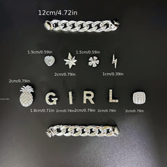 Fruit Letter Shoe Charms 14pcs Shoe Accessories for Kids Adults Party Favors