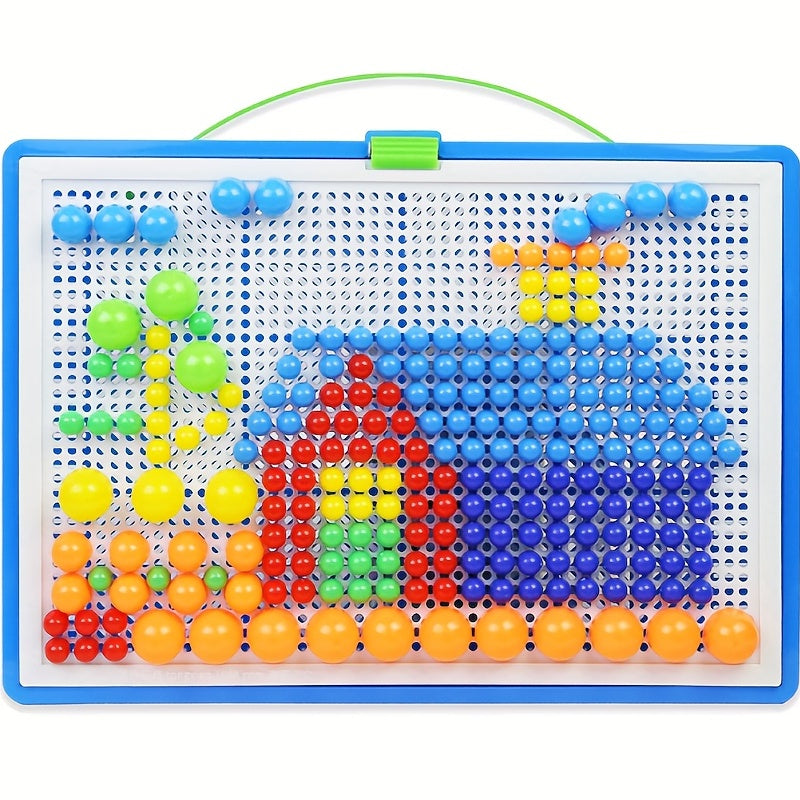 296 Pcs Mosaic Puzzle Building Bricks for Kids - Educational Jigsaw