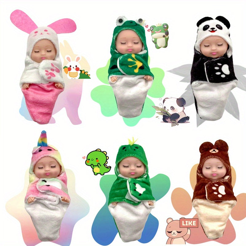 Realistic 4-7 Inch Reborn Doll w/ Unicorn Outfits - Perfect Gift
