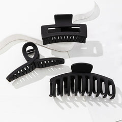 3pcs Hair Claw Clip Set Strong Hold Hairpin Hair Accessories