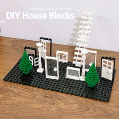 30Pcs Door Window Building Blocks City Friends Parts House Architecture Assemble