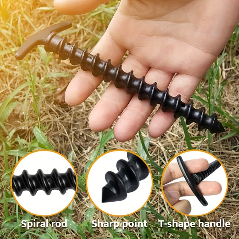 20pcs Tent Screw Nails Stakes for Camping