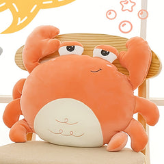 Crab Goose Lion Cartoon Pillow Doll Soft Pineapple Jam Plush Cushion
