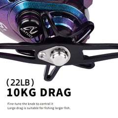 Metal Drop Lure Reel 7.2:1 Gear Ratio Fishing Accessory