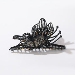 Rhinestone Butterfly Hair Claw Clips Large Non Slip Strong Metal Hair Clips