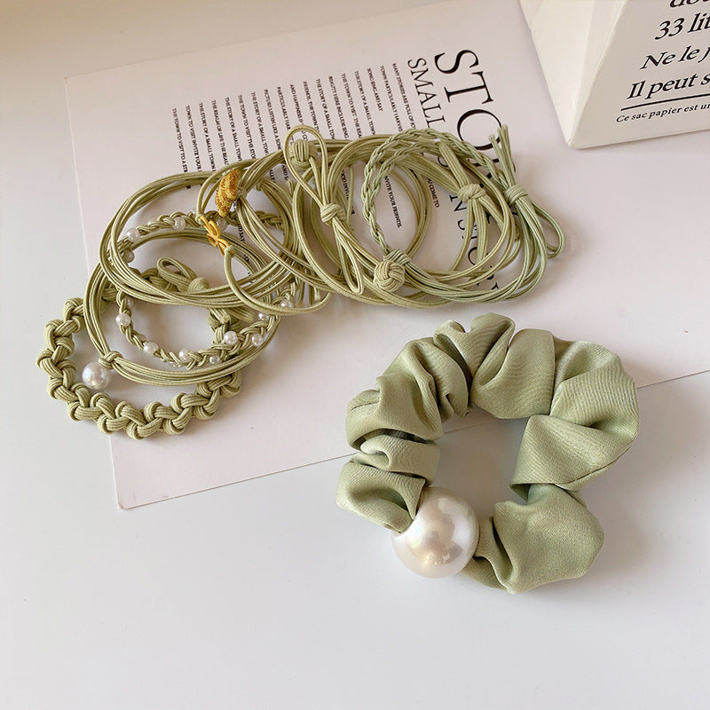 10pcs Girls Hair Tie Small Elastic Hair Bands Ponytail Holder