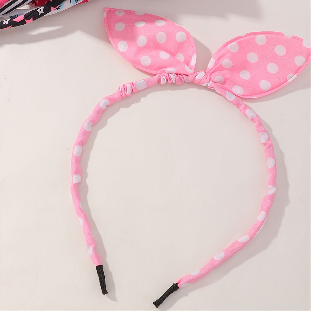 10pcs Bow Hair Hoop Kids Accessories