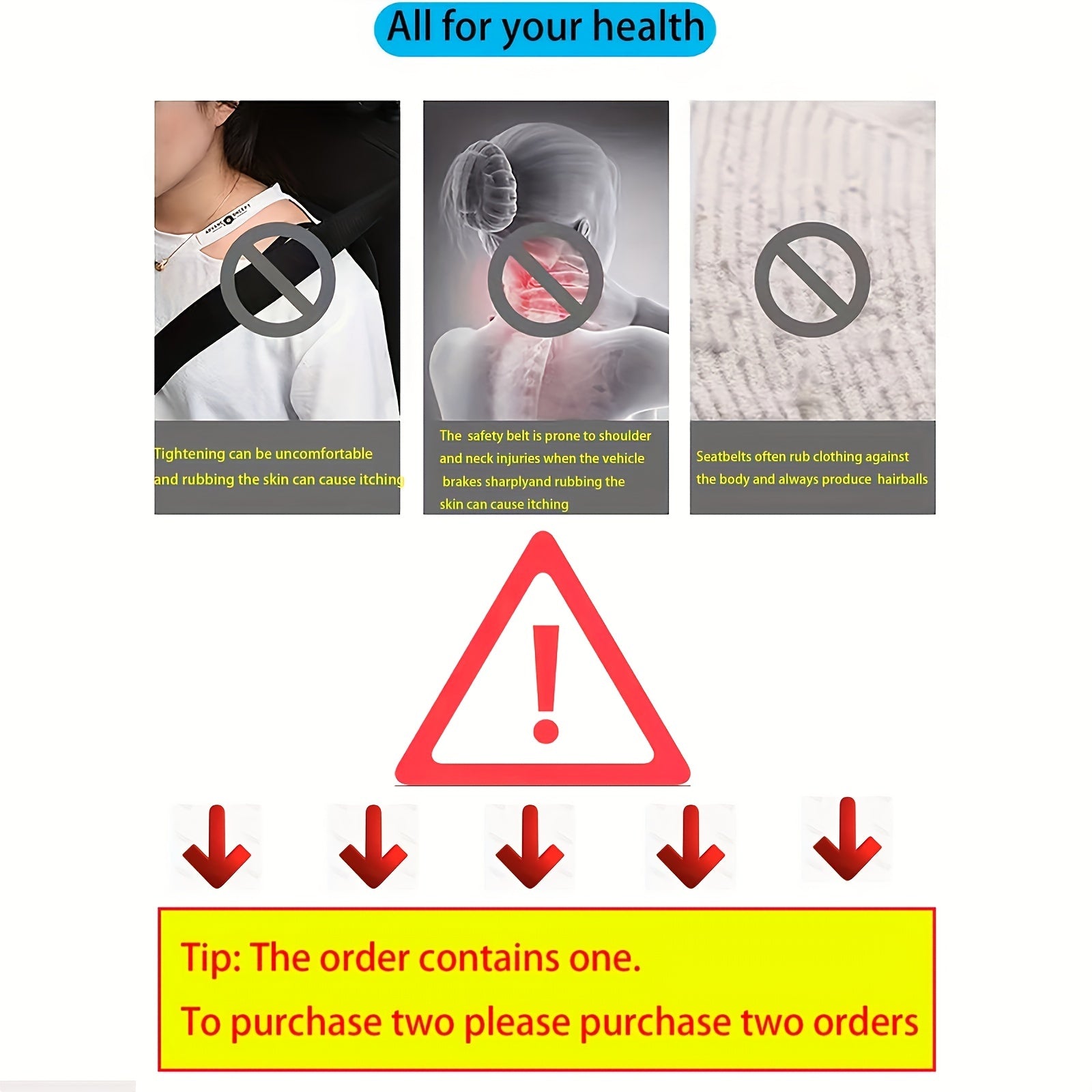 Soft & Lamb Velvet Car Seat Belt Shoulder Protector